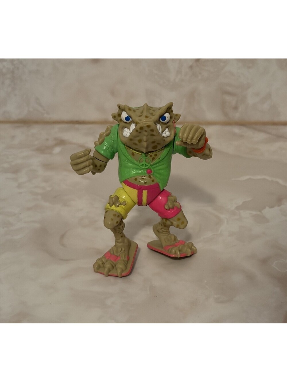 Vintage 1990 Teenage Mutant Ninja Turtles TNMT Napoleon Bonafrog Action Figure